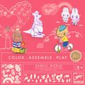 Kartónová 3D kreatívna Kawaii world