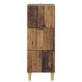 vidaXL Zásuvkový kabinet Staré drevo 33 x 34,5 x 90 cm