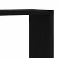 vidaXL Stenná polica 2 ks Čierny dub 50 x 15 x 85 cm Kompozitné drevo