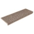 vidaXL Samolepiace nášľapy na schody vzhľad sisalu 15 ks 65x21x4 cm