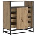 vidaXL Zásuvkový kabinet 4-Šuplík Dub artisan 70 x 41 x 83,5 cm