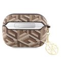 Puzdro Guess pre AirPods Pro 2 GUAP2PGCE4CW hnedá Gcube Classic Gold Logo W/Charm