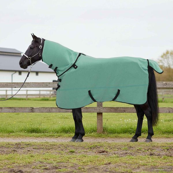 vidaXL Plášť pre kone Špeciálna zelená 125 cm Polyester