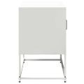 vidaXL TV skrinka biela 68x39x60,5 cm oceľ
