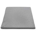 vidaXL Vankúš na nohy 60 x 50 x 30 cm Mäkký Pamäťová pena Sivá