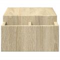 vidaXL Stojan na monitor s policou dub sonoma 70x27x15 cm kompoz.drevo