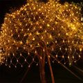 LED ZÁCLONA (120 LAMPIČIEK) 1,5M x1,5M TEPLÁ BIELA