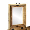 vidaXL Toaletné stolíky do spálne Hnedá 90 x 50 x 75 cm Mangový masív