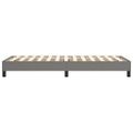 vidaXL Posteľný rám s boxspringom tmavosivá 80x200 cm látka