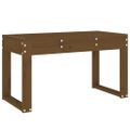 vidaXL Záhradná lavica medovohnedá 80x38x45 cm masívna borovica