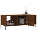 vidaXL Konferenčný stolík hnedý dub 102x50x40 cm kompozitné drevo