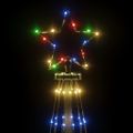 vidaXL Vianočný stromček s hrotom 310 farebných LED 300 cm