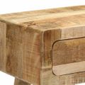 vidaXL Konzolový stolík 90x32x75 cm Masívne drevo hrubé mango