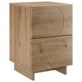vidaXL Nočný stolík Dub artisan 33,5 x 34,5 x 50 cm Kompozitné drevo