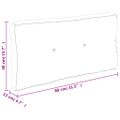 vidaXL Poduška na paletovú pohovku vzor listov 80x40x12 cm látka