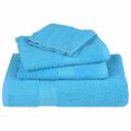vidaXL 12-dielna sada uterákov FROGN tyrkysová 360 g/m²