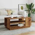 vidaXL Konferenčný stolík staré drevo 102x55x43 cm kompozitné drevo