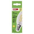 LED žiarovka Filament sviečka / E14 / 5,9 W (60 W) / 806 lm / teplá biela