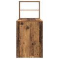 vidaXL Stôl Staré drevo Kompozitné drevo 113 x 54 x 120 cm