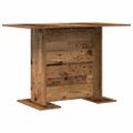 vidaXL Jedálenský stôl 110 x 60 x 75 cm Kompozitné drevo Staré drevo