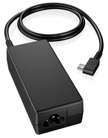 HP USB-C AC Adaptér 45W EURO Napájací adaptér, pre notebooky a tablety HP, konektor USB typ C, 45W, čierny