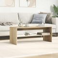 vidaXL TV skrinka farba dubu sonoma 100x40x40 cm drevotrieska