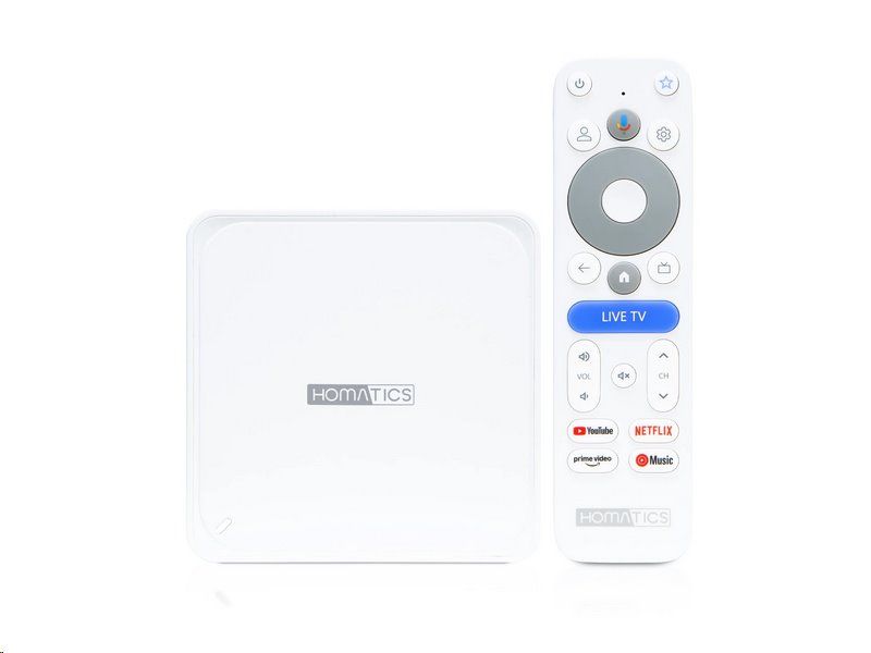 Homatics Box Lite 4K V2 Google TV - UHD multimediální přehrávač