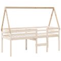vidaXL Strecha na detskú posteľ 199x95,5x88 cm borovicový masív