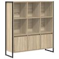 vidaXL Knižnica 99,5 x 30 x 108 cm Kompozitné drevo Sonoma