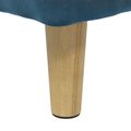 vidaXL Ottoman s Úložným Priestorom Modrá 40 x 40 x 45 cm Zamat