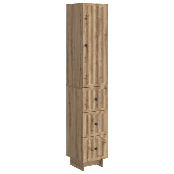 vidaXL Sada skríň 2 pcs 33 x 34,5 x 90 cm Kompozitné drevo
