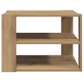 vidaXL Konferenčný stolík Artisan Dub 58x58x40 cm Konštrukčné drevo