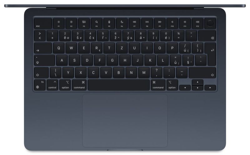 Apple MacBook Air 13"/M3/13,6"/2560x1664/16GB/512GB SSD/M3/Sonoma/Midnight/1R Notebook, Apple M3, 16GB LPDDR5, 512GB SSD, Apple GPU, 13,6" IPS, macOS Sequoia, čierny