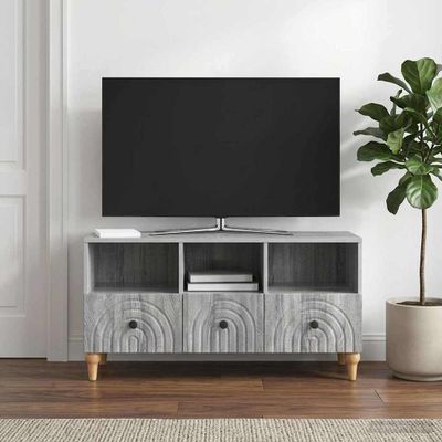 vidaXL TV skrinka 102 x 34,5 x 50 cm Sivá Sonoma Konštruované drevo