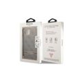 Guess puzdro na iPhone 14 Pro Max 6,7" GUOHCP14XH4STW hnedé HC PC/TPU Print 4G Cord