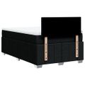 vidaXL Boxspring posteľ s matracom čierna 120x190 cm látka