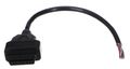 OBD-II predlžovací kábel samica s 16 pinmi ukončený 30cm káblami MECHANIC CABLE 27 SIXTOL