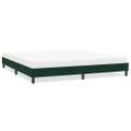 vidaXL Rám postele bez matraca Tmavo zelená 200x210 cm Zamat