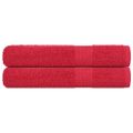 vidaXL Saunové osušky FROGN 2 ks červené 80x200 cm 360 g/m²