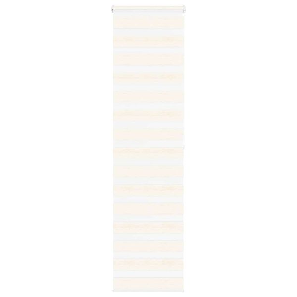vidaXL Zebra roleta mramorová béžová 60x200 cm šírka látky 55,9 cm polyester