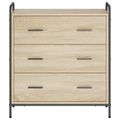vidaXL Servírovacia skriňa Dub sonoma 97 x 33 x 81 cm Kompozitné drevo