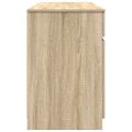 vidaXL Stôl dub sonoma Kompozitné drevo 140 x 49 x 76 cm