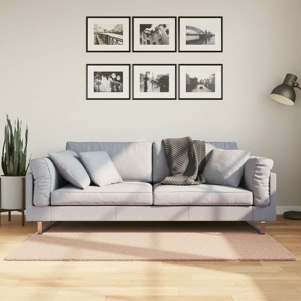 vidaXL Koberec HUARTE s krátkym vlasom umývateľný rumencový 80x150 cm