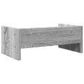 vidaXL Stojan na monitor sivý dub sonoma 42x24x16 cm kompozitné drevo