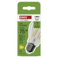LED žiarovka Filament A60 / E27 / 7,5 W (75 W) / 1 055 lm / neutrálna biela / stmievateľná