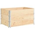 vidaXL Vyvýšené záhony 3 ks 50x100 cm borovicový masív
