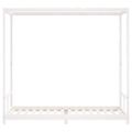 vidaXL Rám detskej postele biely 80x200 cm masívna borovica