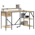 vidaXL Stôl Sonoma dub 120 x 79 x 86,5 cm Kompozitné drevo