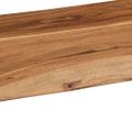 vidaXL Nástenné police 2 ks 60x20x3,5 cm, akáciový masív