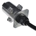 Propojovací spirálový kábel 7pin typ S TRAILER CABLE 12, kovová zástrčka, 24V, 3,5 m SIXTOL
